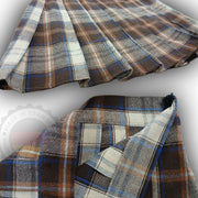Jupe Plissée Tartan Coton Mélangé - vue 2 - OmniForYou