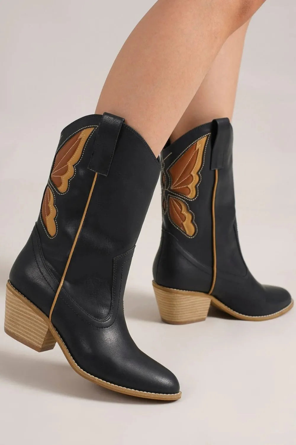 Bottes bout pointu découpes papillon Beast Fashion – vue principale – OmniForYou
