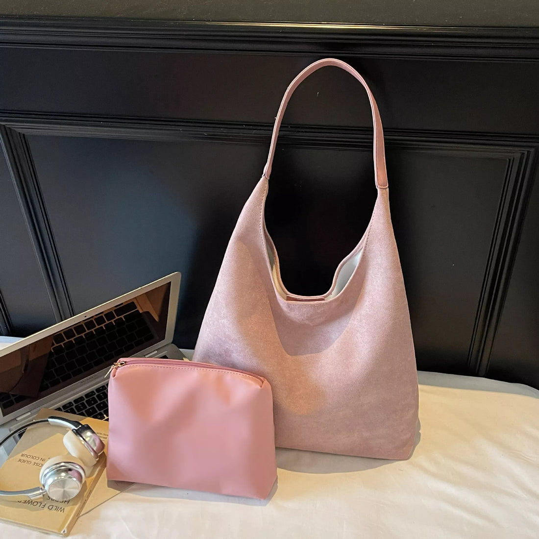 Sac porté épaule uni grand format – vue principale – OmniForYou