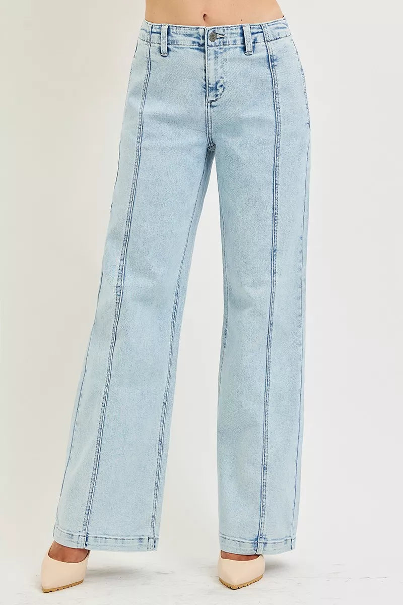 RISEN jean slouchy jambe large – vue principale – OmniForYou