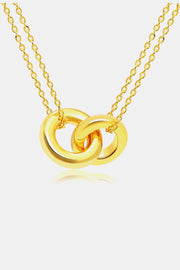 Collier pendentif anneaux entrelacés – vue principale – OmniForYou