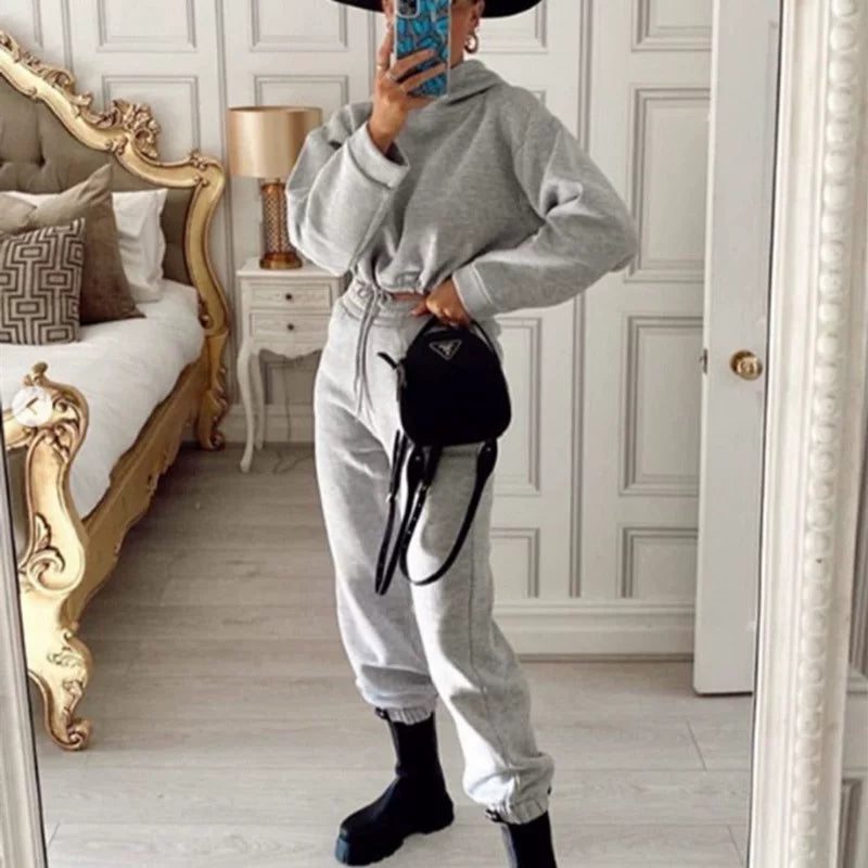 Ensemble Sport Chic – Manches Longues, 2 Pièces