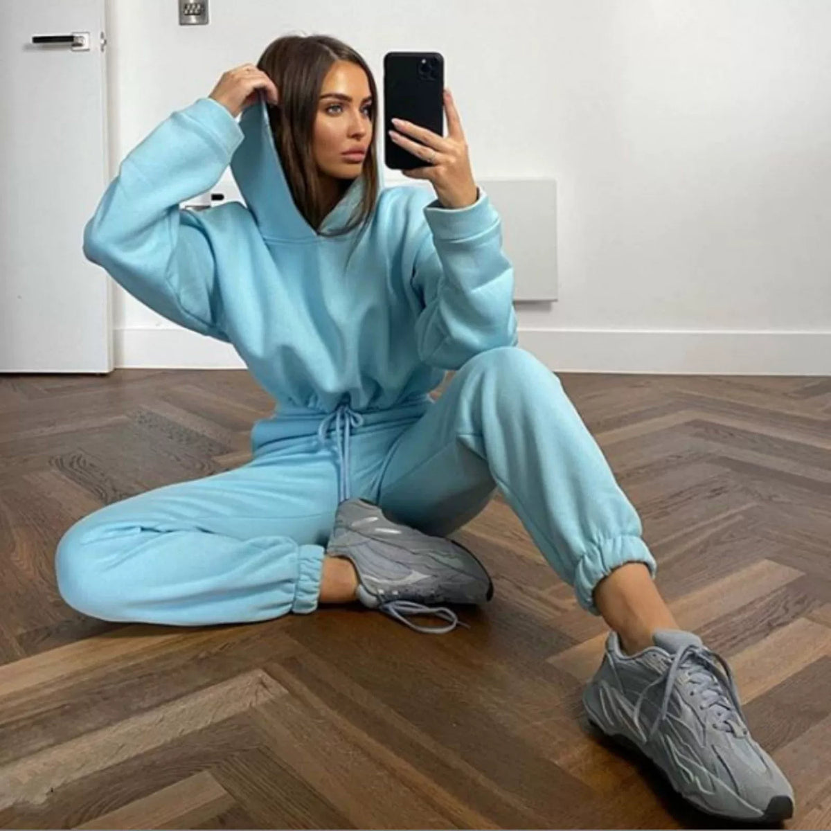 Ensemble Sport Chic – Manches Longues, 2 Pièces