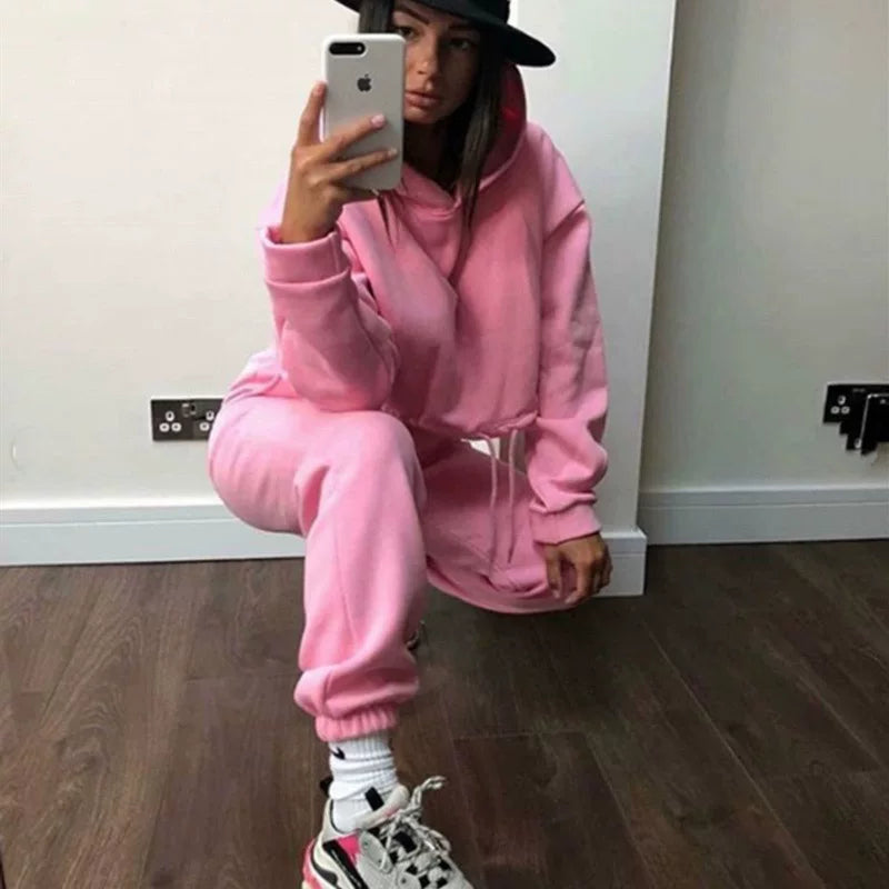Ensemble Sport Chic – Manches Longues, 2 Pièces
