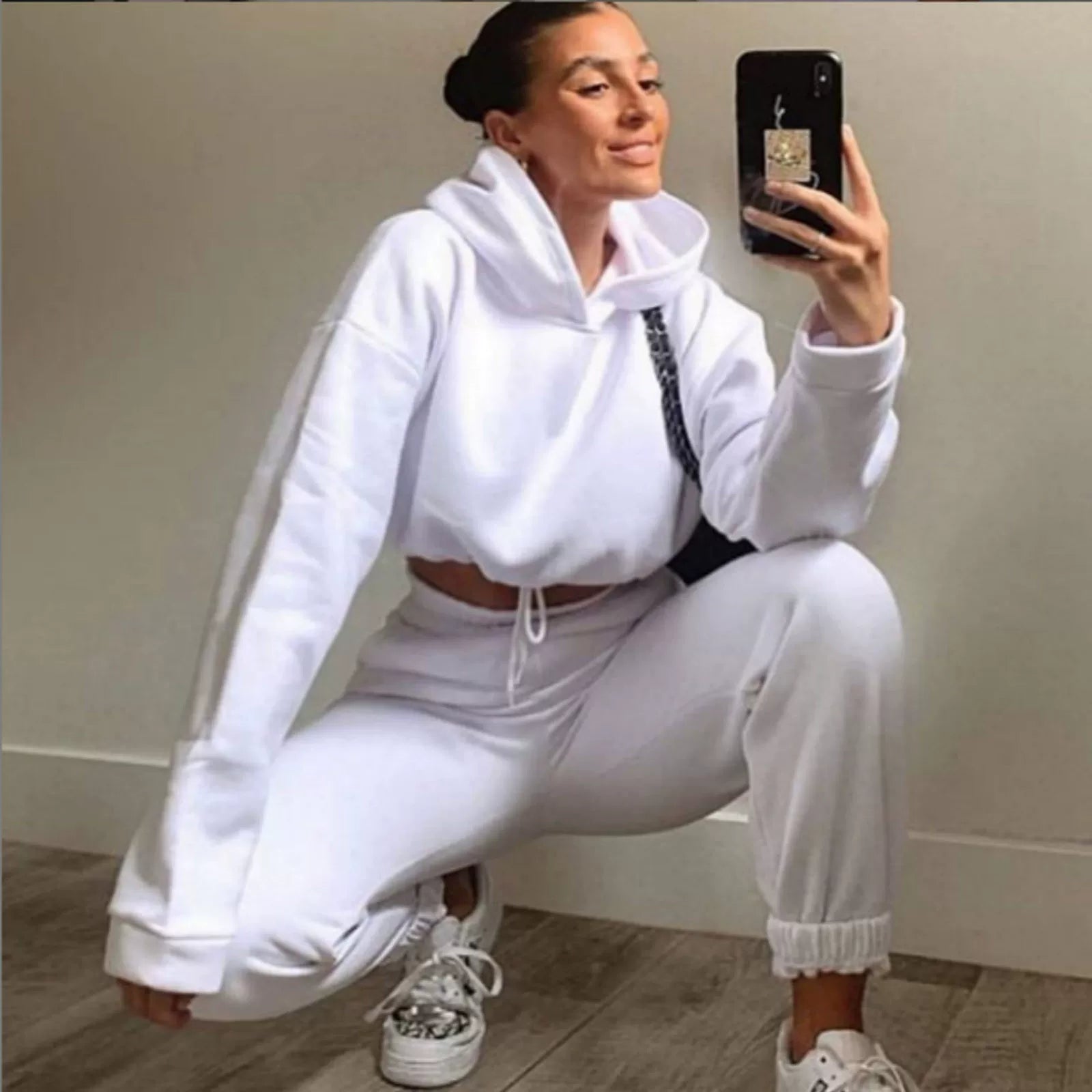Ensemble Sport Chic – Manches Longues, 2 Pièces
