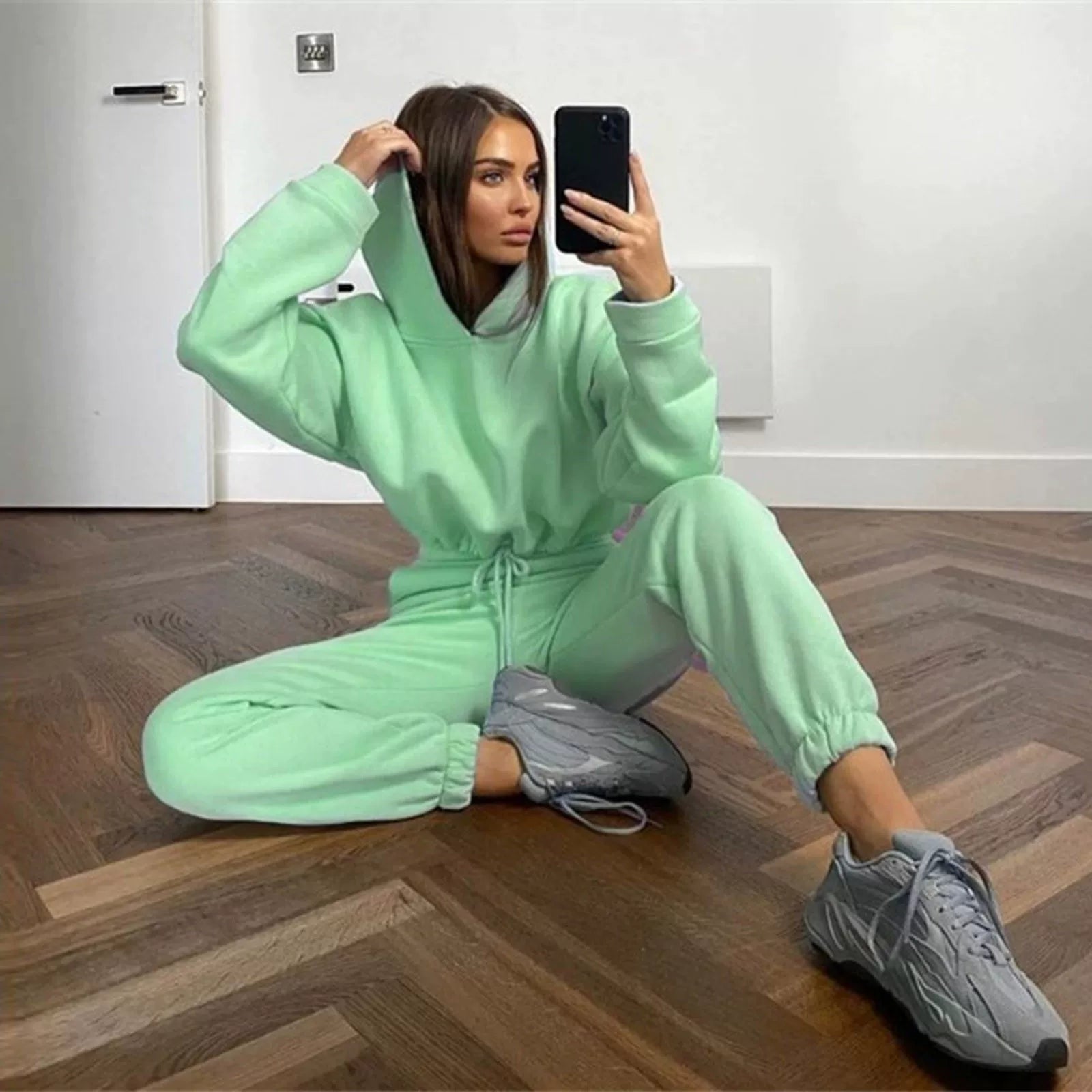 Ensemble Sport Chic – Manches Longues, 2 Pièces