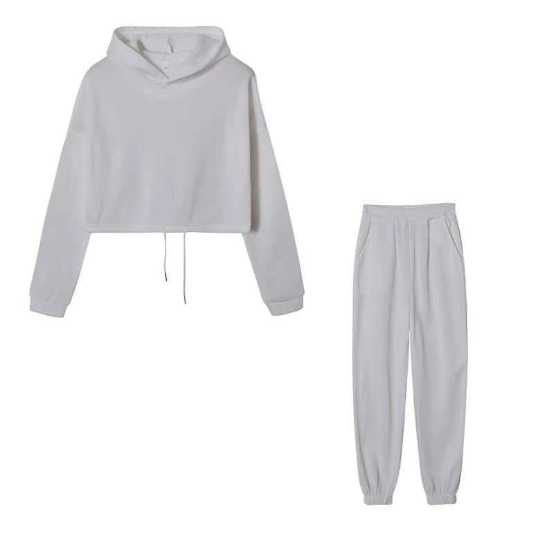 Ensemble Sport Chic – Manches Longues, 2 Pièces