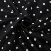 Robe Courte à Pois – Col Halter, Dos Nu