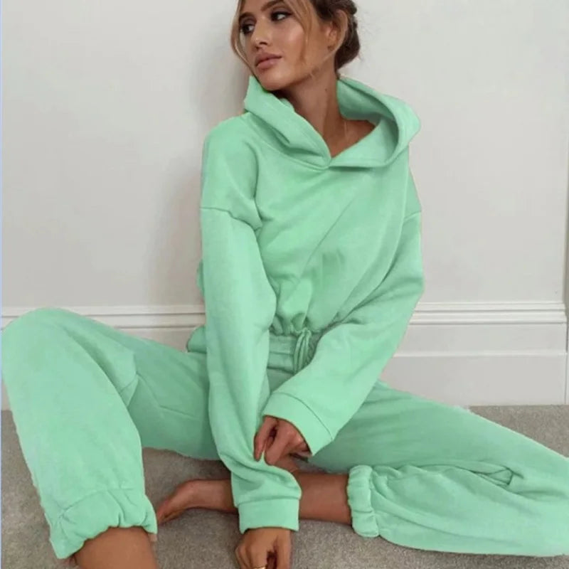 Ensemble Sport Chic – Manches Longues, 2 Pièces
