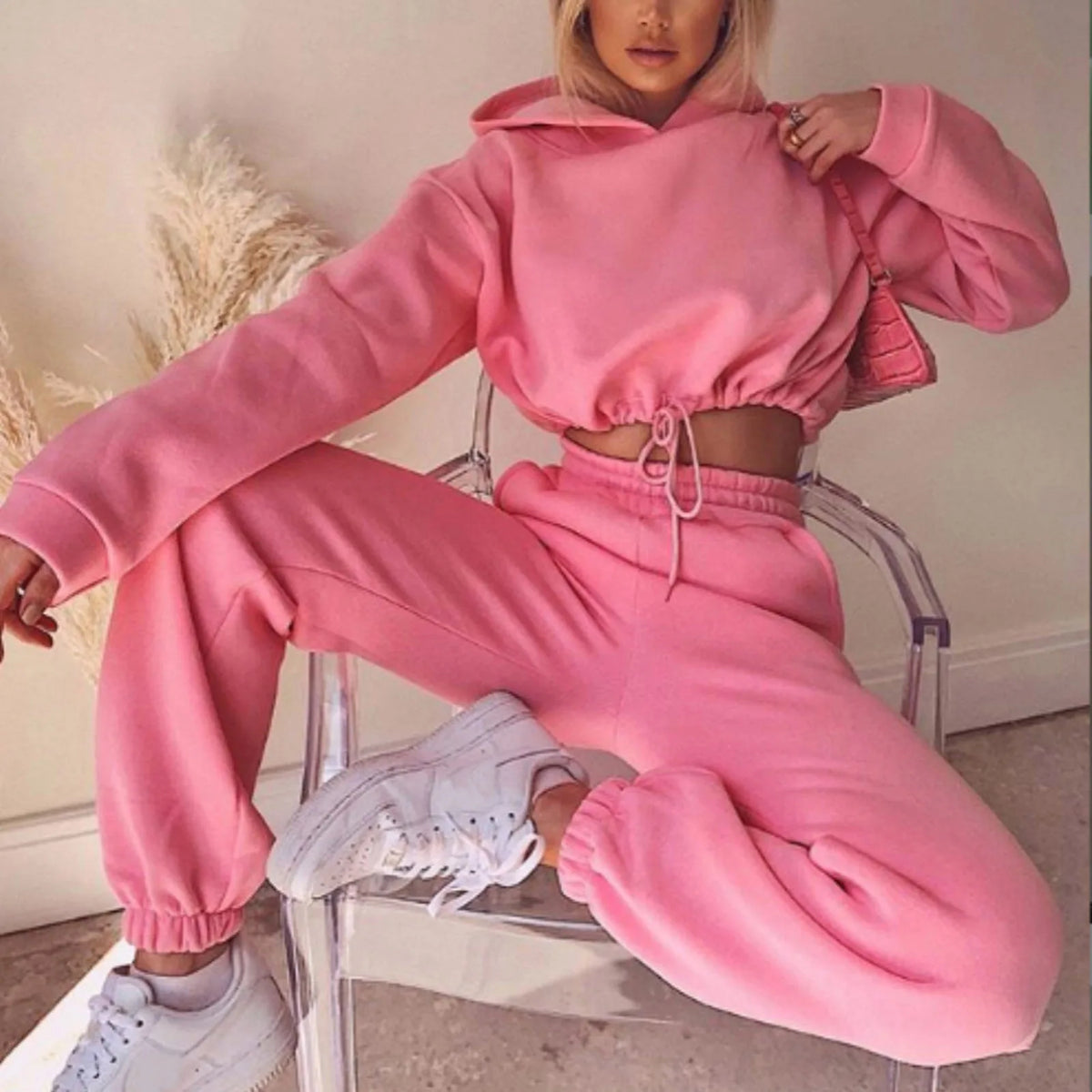 Ensemble Sport Chic – Manches Longues, 2 Pièces
