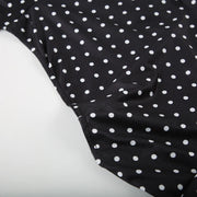 Robe Courte à Pois – Col Halter, Dos Nu