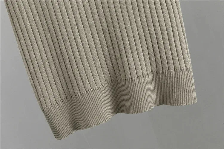 Ensemble Maille 3 Pièces – Cardigan, Top & Pantalon