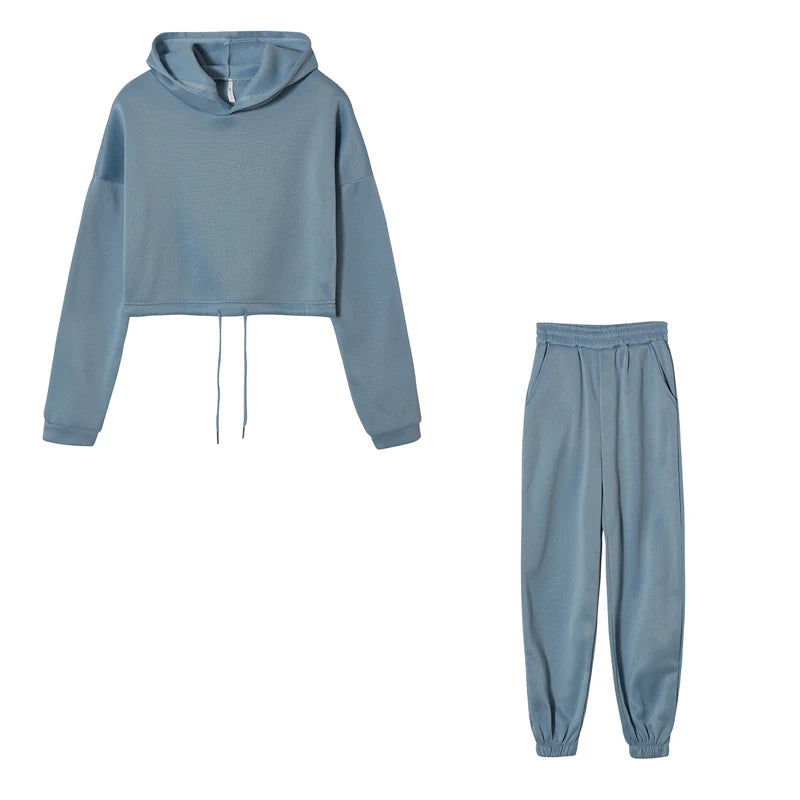 Ensemble Sport Chic – Manches Longues, 2 Pièces