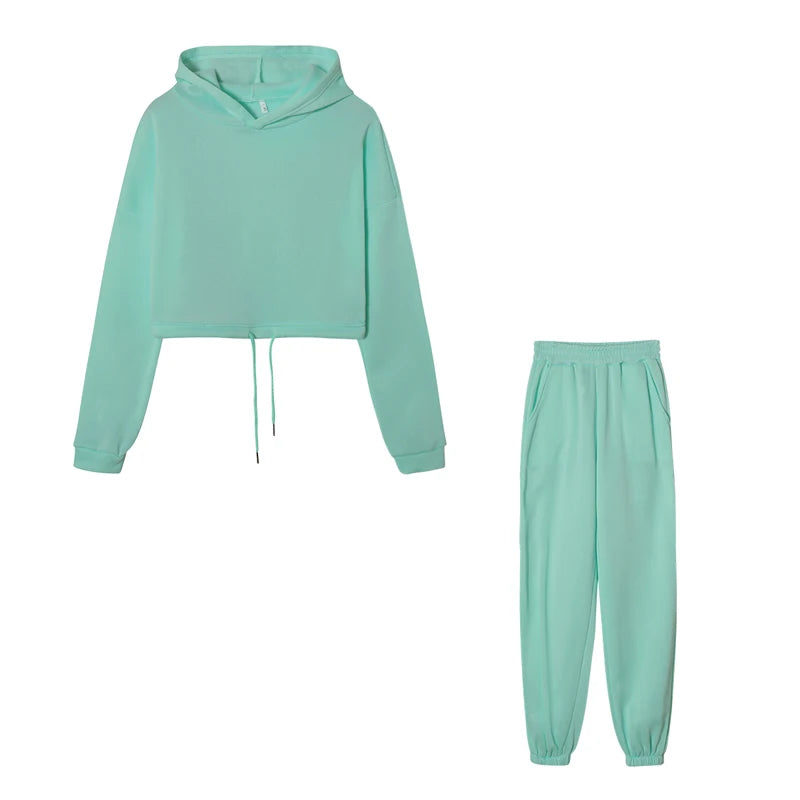 Ensemble Sport Chic – Manches Longues, 2 Pièces