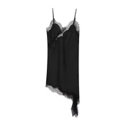 Robe Nuisette Satin – Dos Nu, Coupe Asymétrique