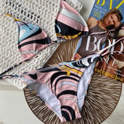 Bikini Push-up Imprimé – Effet Gainant