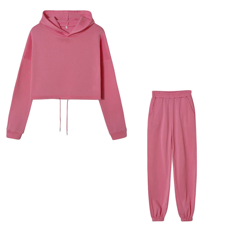 Ensemble Sport Chic – Manches Longues, 2 Pièces
