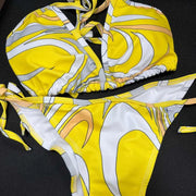 Bikini Push-up Imprimé – Effet Gainant