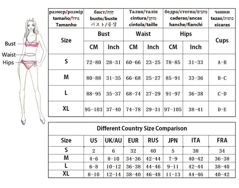 Bikini Push-up Imprimé – Effet Gainant