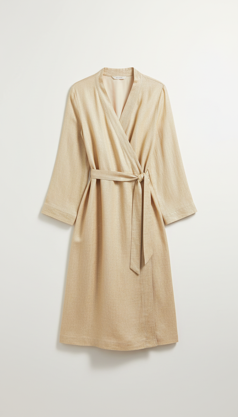 Robe longue coton fendu latéral