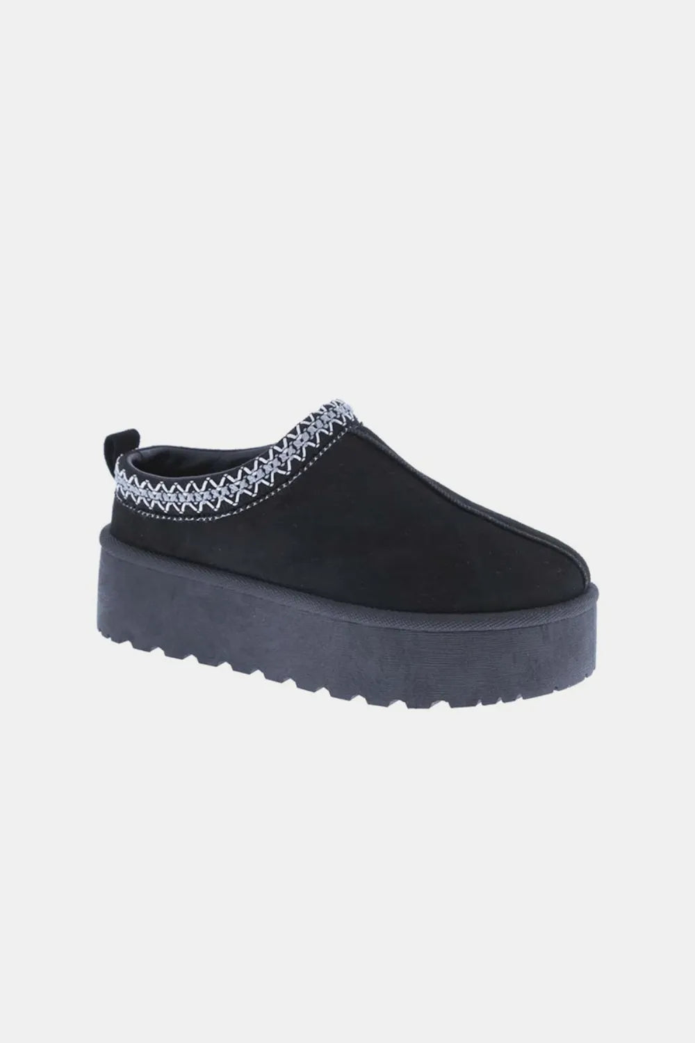 Weeboo bottines à enfiler avec broderie et plateforme – vue principale – OmniForYou